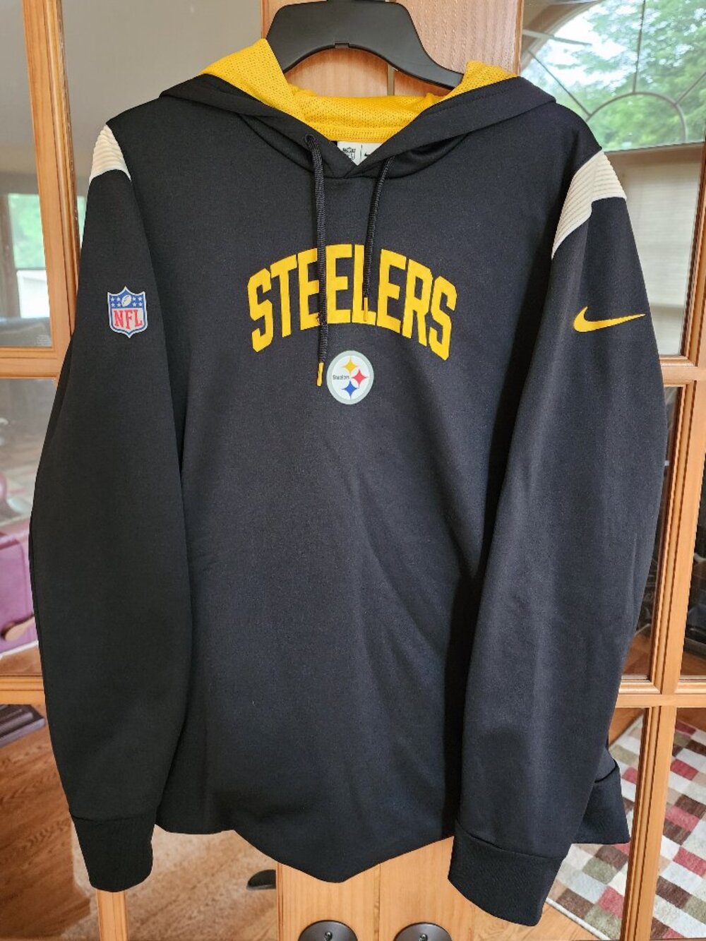 Nike Pittsburgh Steelers Long Sleeve Pullover Hoodie Size XXL